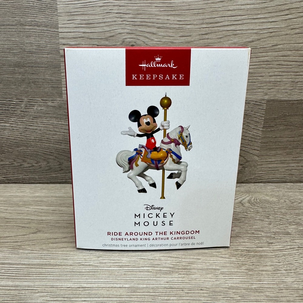 Hallmark Mickey Mouse Ride Around the Kingdom Ornament 2025 Disneyland OS Multi